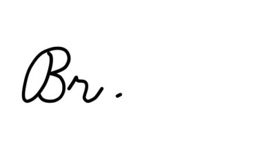 Altı El Yazısı ve Gotik Yazı Tiplerinde Ekmek Dekoratif El Yazısı Animasyonu