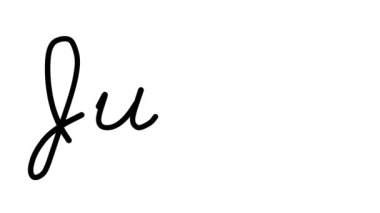 Altı El Yazısı ve Gotik Yazı Tiplerinde Meyve Suyu Dekoratif El Yazısı Animasyonu