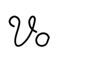 Altı El Yazısı ve Gotik Yazı Tiplerinde Vazo Dekoratif El Yazısı Animasyonu