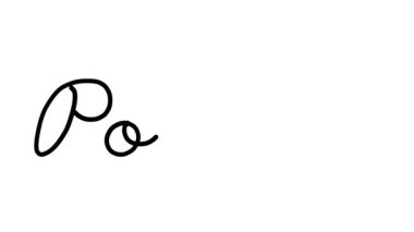 Altı El Yazısı ve Gotik Yazı Tiplerinde Poster Dekoratif El Yazısı Animasyonu