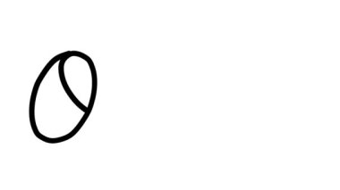 Altı El Yazısı ve Gotik Yazı Tiplerinde Odor Dekoratif El Yazısı Animasyonu