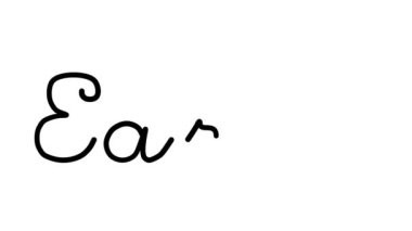 Altı El Yazısı ve Gotik Yazı Tiplerinde Dünya Dekoratif El Yazısı Animasyonu