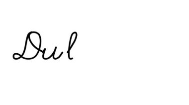 Altı El Yazısı ve Gotik Yazı Tipiyle Dubstep Dekoratif El Yazısı Animasyonu