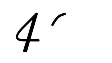 Altı El Yazısı ve Gotik Yazı Tiplerinde 401 Dekoratif El Yazısı Animasyonu