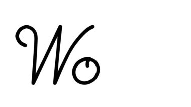 Altı El Yazısı ve Gotik Yazı Tipiyle Dekoratif El Yazısı Animasyonu