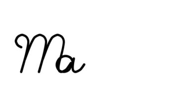 Altı El Yazısı ve Gotik Yazı Tipiyle Dekoratif El Yazısını Eşleştir