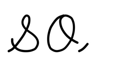 SOS Dekoratif El Yazısı Animasyonu Altı El yazısı ve Gotik Yazı Tipi