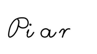 Altı El Yazısı ve Gotik Yazı Tipiyle Piyano Dekoratif El Yazısı Animasyonu