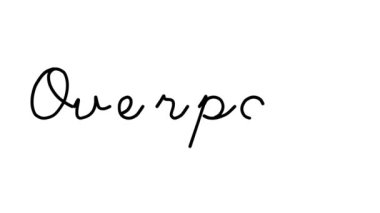 Altı El Yazısı ve Gotik Yazı Tipinde Dekoratif El Yazısı Animasyonu