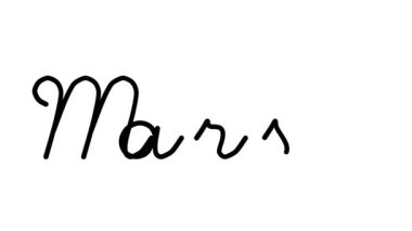 Bataklık Dekoratif El Yazısı Animasyonu Altı El yazısı ve Gotik Yazı Tipi