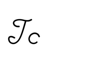 Altı El Yazısı ve Gotik Yazı Tiplerinde Tarot Dekoratif El Yazısı Animasyonu