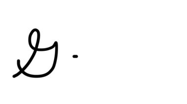 Altı El Yazısı ve Gotik Yazı Tiplerinde Altın Dekoratif El Yazısı Canlandırması