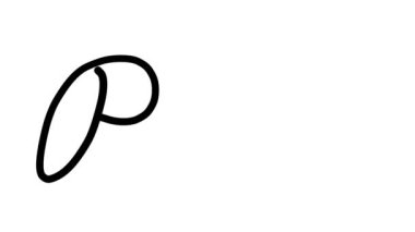 Altı El Yazısı ve Gotik Yazı Tiplerinde Dekoratif El Yazısı Animasyonu