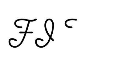 Altı El Yazısı ve Gotik Yazı Tiplerinde FIFA Dekoratif El Yazısı Animasyonu