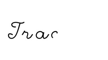 Altı El Yazısı ve Gotik Yazı Tipiyle Çekici El Yazısı Animasyonu