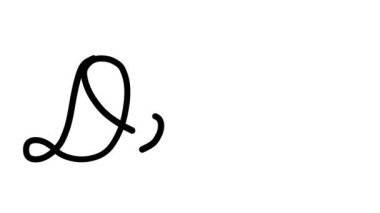 Altı El Yazısı ve Gotik Yazı Tiplerinde Dekoratif El Yazısı Animasyonu