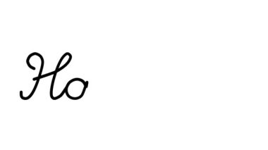 Altı El Yazısı ve Gotik Yazı Tiplerinde Dekoratif El Yazısı Animasyonunu Kullan