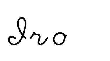 Altı El Yazısı ve Gotik Yazı Tipiyle İran Dekoratif El Yazısı Animasyonu