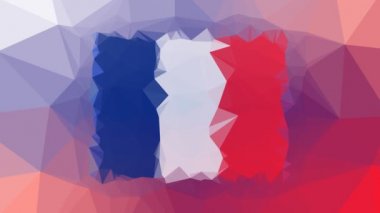 Mayotte Flag ISO: YT sönük tuhaf tesselleyen titreşimli çokgenler