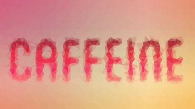 Kafein tuhaf tesselleme döngüsü hareket eden çokgenler