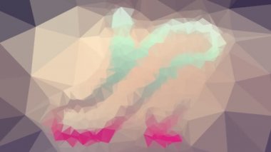 yürüyen merdiven aşağı görünüyor ilginç tessellasyon döngüsü hareket eden çokgenler