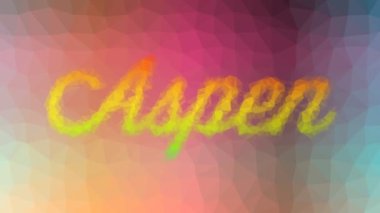 Aspen ortaya çıkıyor tekno tesselleştirilmiş döngü titreşimli çokgenler