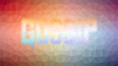 Modern tesselleştirilmiş dedikodu ortaya çıkıyor hareket eden üçgenler