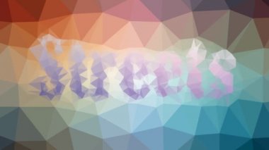 Sokaklar tekno tesselleştirilmiş döngü titreşimli çokgenler