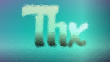 Thx Solgunluk Tekno Tesselleme Döngüsü Animasyon Çokgenleri