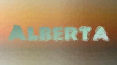 Alberta ilginç bir şekilde ortaya çıktı. Hareket eden üçgenler.