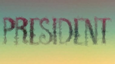 Başkan sönük teknolojik tesselasyon hareketli üçgenler