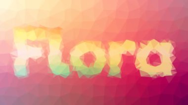 Flora tekno tessellasyonu eritiyor, çokgenleri titretiyor.