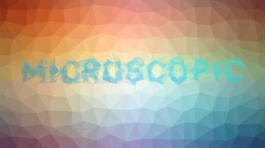 Mikroskobik Görünen Garip Tessellasyon Döngüsü Darbe Üçgenleri