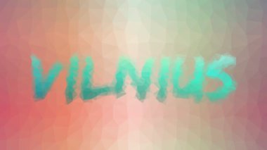 Vilnius soluk teknolojik tessellasyon döngüsü titreşimli üçgenler