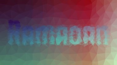 Ramazan ilginç bir şekilde tesselleştirilmiş döngü hareketli üçgenler ortaya çıkarıyor