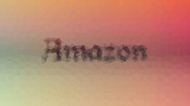 Amazon solgunluk garip tessellasyon döngüsü animasyon üçgenler