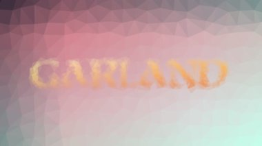 Çelenk solukluğu ilginç tesselleme döngüsü hareket eden üçgenler