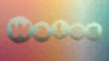 Galler tekno tessellasyon çözeltisi hareket eden üçgenler