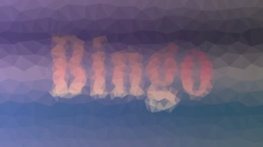 Bingo tekno tesselleştirilmiş döngüyü çözüyor hareket eden çokgenler
