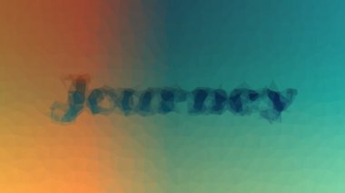 Yolculuk soldur modern tessellasyon döngüsü hareket eden üçgenler