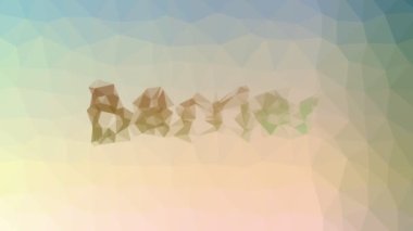 Bariyer çözünür tekno tessellasyon hareket eden üçgenler