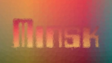 Minsk teknolojik tesselleme döngüsü hareketli üçgenler