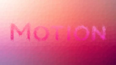 Hareket garip tesselleme döngüsü animasyon üçgenleri