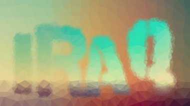 Irak, hareket eden çokgenleri solan, modern tesselleştirilmiş döngüler