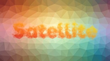 Uydu solgunluğu teknolojik tessellasyon döngüsü titreşim üçgenleri