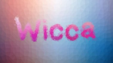 Wicca ilginç tesselleme döngüsü animasyon çokgenler