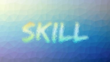 Garip tesselleştirilmiş döngüyü çözme becerisi animasyon çokgenler