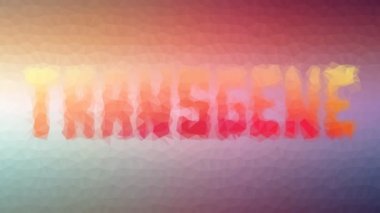 Transgen Çözümleme Modern Tesselleştirilmiş Döngüleme Canlandırılmış Üçgenleri