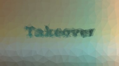 Devralma Tekno Tesselleştirilmiş Döngü Canlandırma Üçgenleri