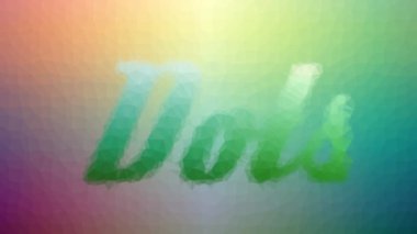 Noktalar solar modern tessellasyon döngüsü hareket eden çokgenler